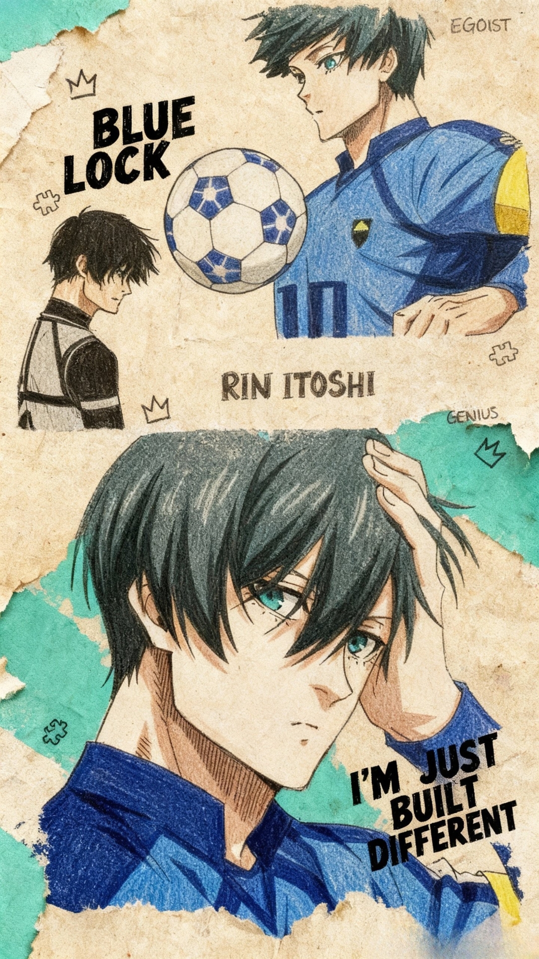 Rin Itoshi 4K Wallpaper - 9 | Only_dias Ocean