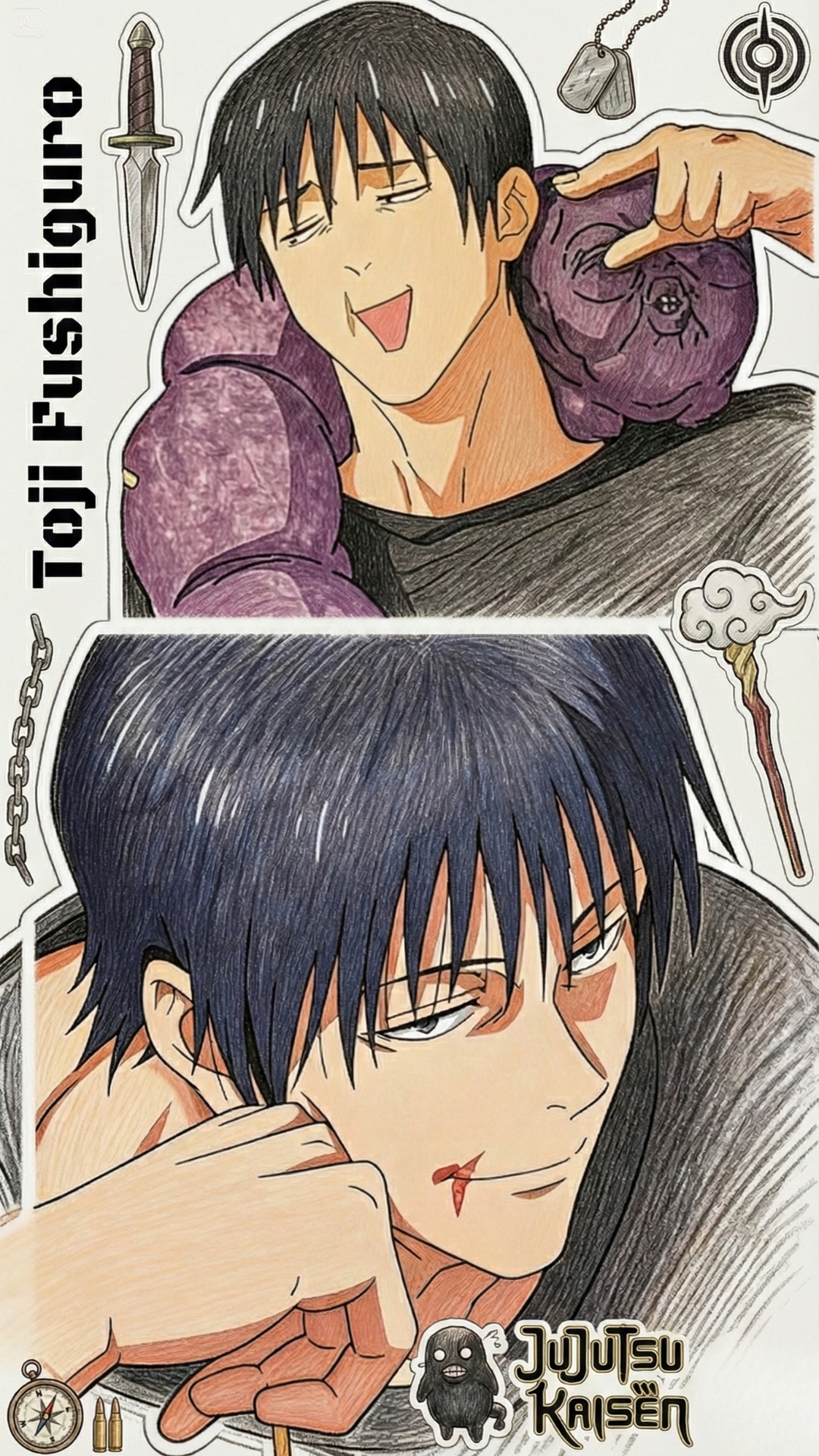 Toji fushiguro 4K Wallpaper - 8 | Only_dias Ocean