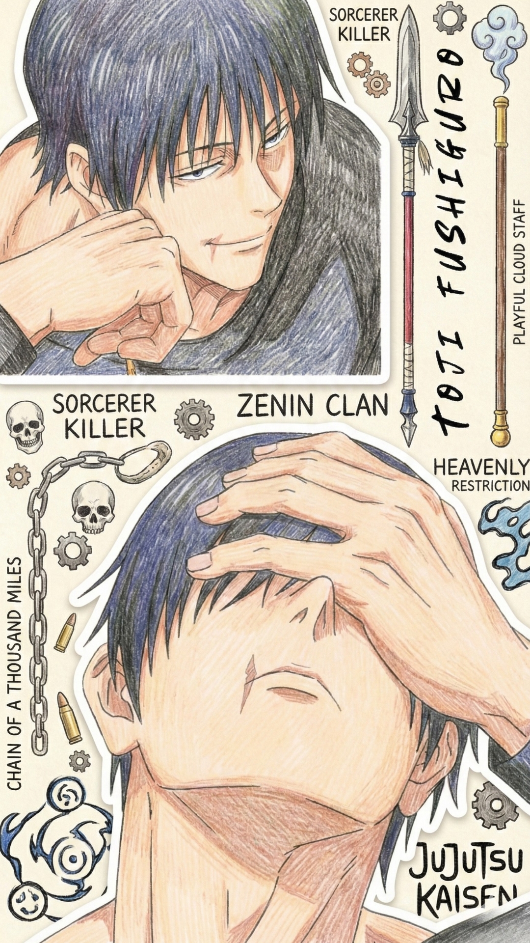 Toji fushiguro 4K Wallpaper - 9 | Only_dias Ocean