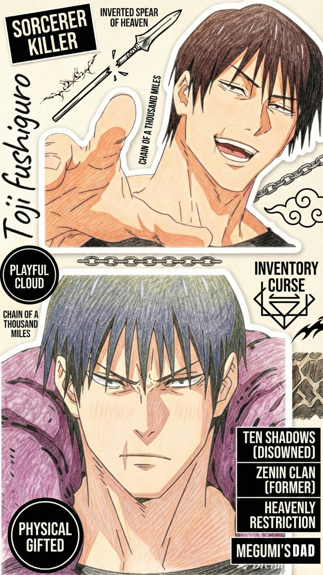 Toji fushiguro 4K Wallpaper - 10 | Only_dias Ocean