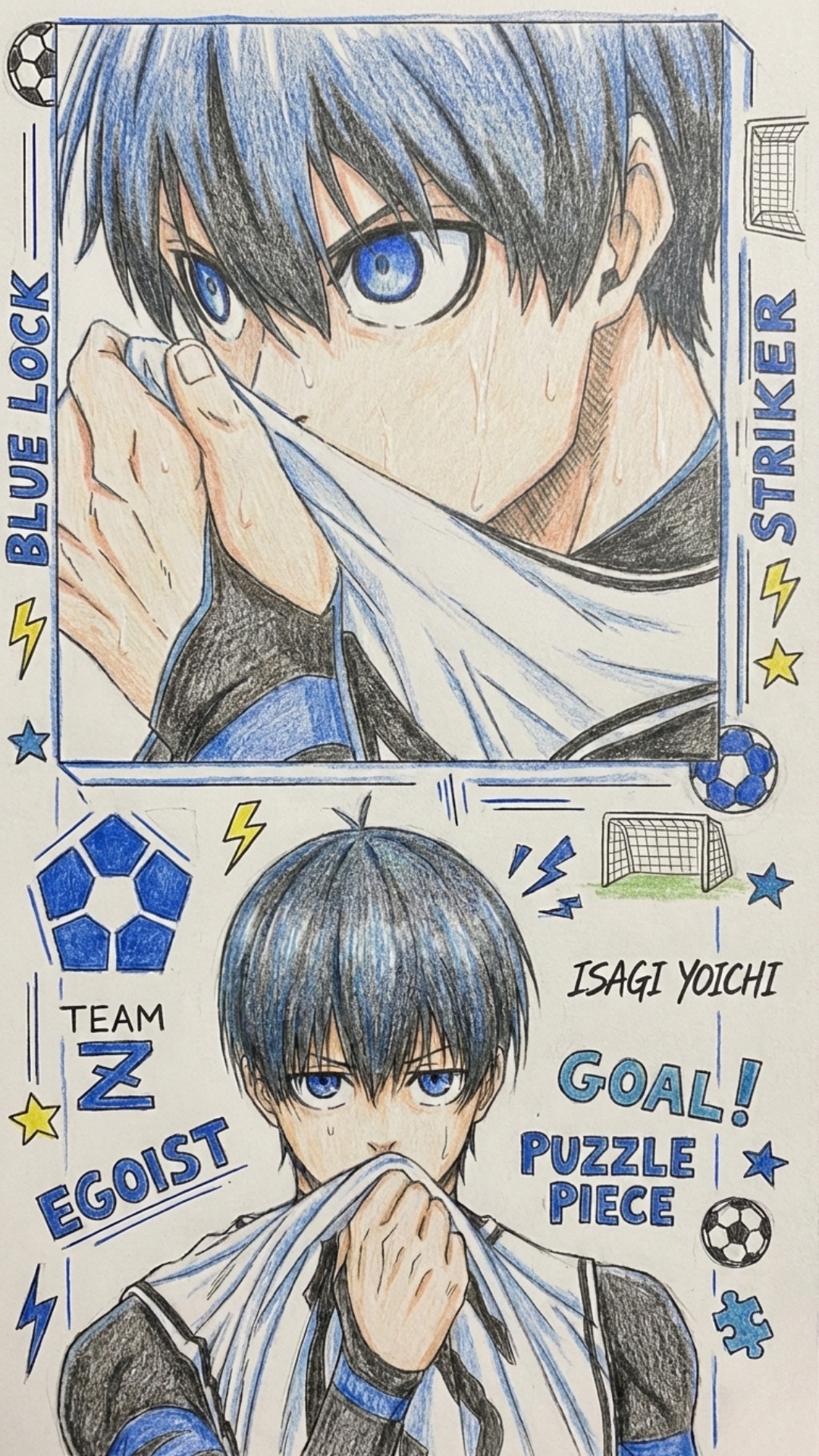 ISAGI YOICHI 4K Wallpaper - 2 | Only_dias Ocean