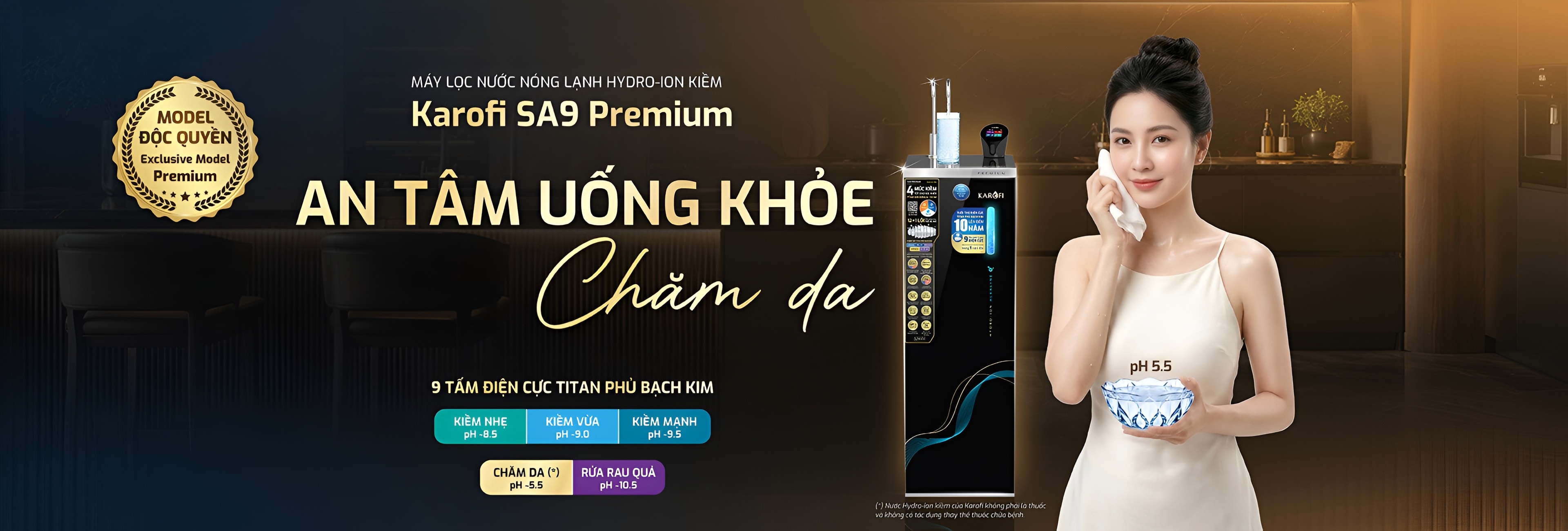 Máy Nước Hydro-Ion Kiềm
