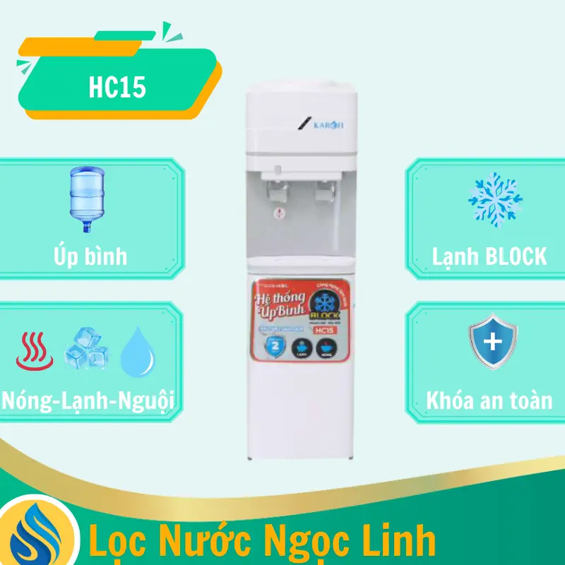 Cây nước nóng lạnh Karofi HC15