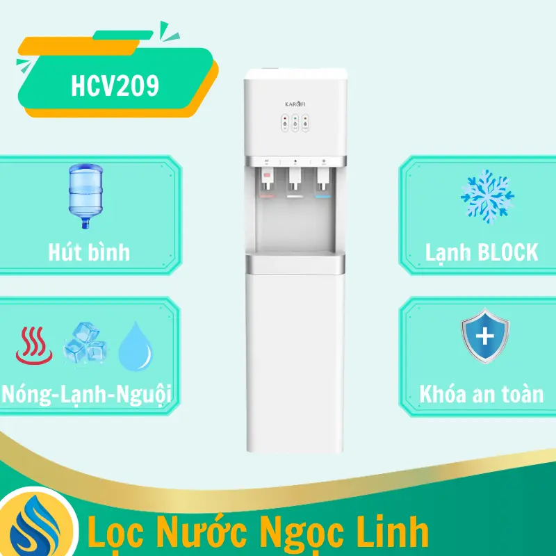 Cây nước nóng lạnh Karofi HCV209