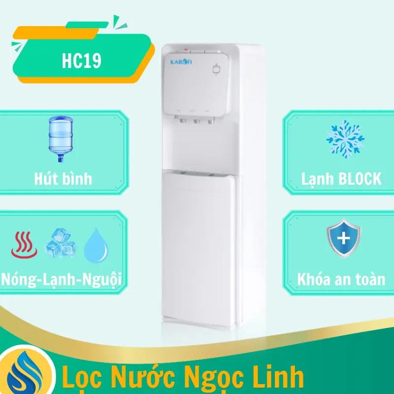 Cây nước nóng lạnh Karofi HC19