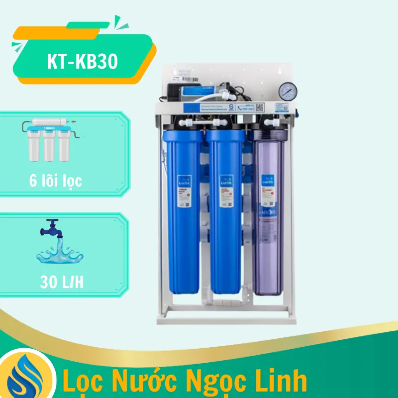 Máy lọc nước Karofi 30 lít 30L/H 6 cấp lọc KT-KB30