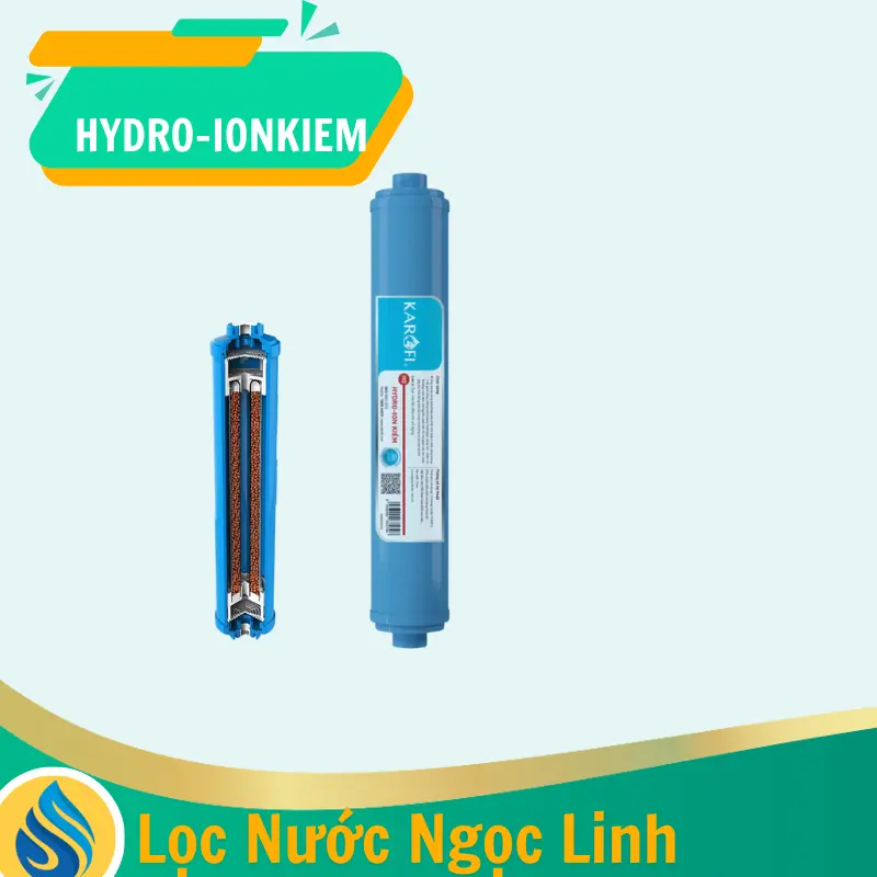 Lõi lọc nước Hydrogen ion kiềm Karofi - HÀNG CHÍNH HÃNG