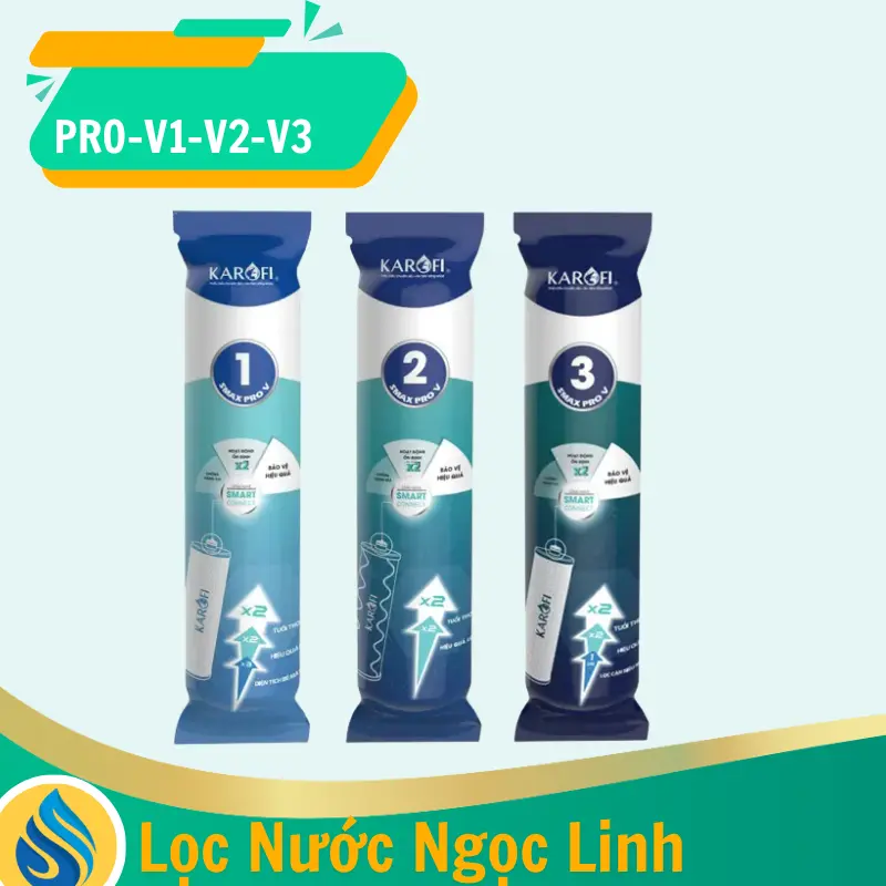 Bộ lõi lọc nước Karofi SMAX PRO V1, PRO V2, PRO V3