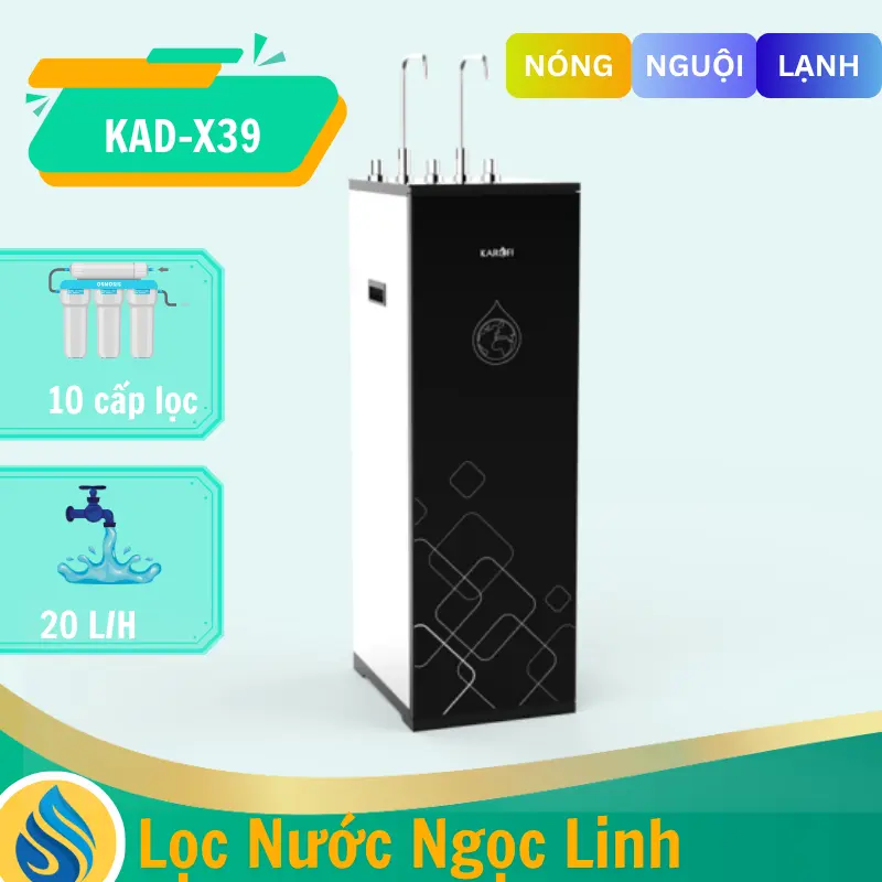 Máy lọc nước nóng lạnh Karofi KAD-X39