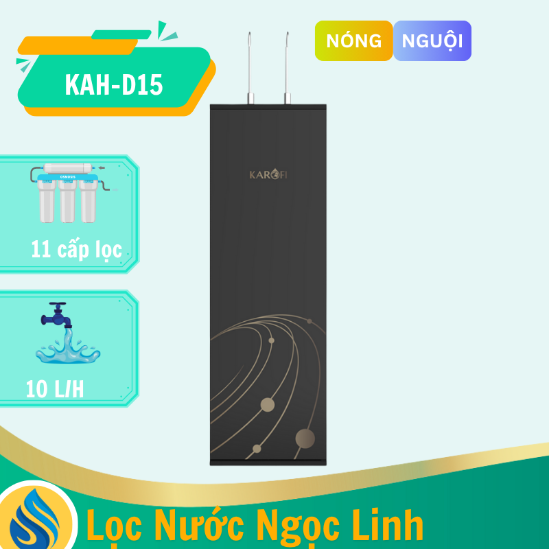 Máy lọc nước nóng nguội Karofi KAH-D15