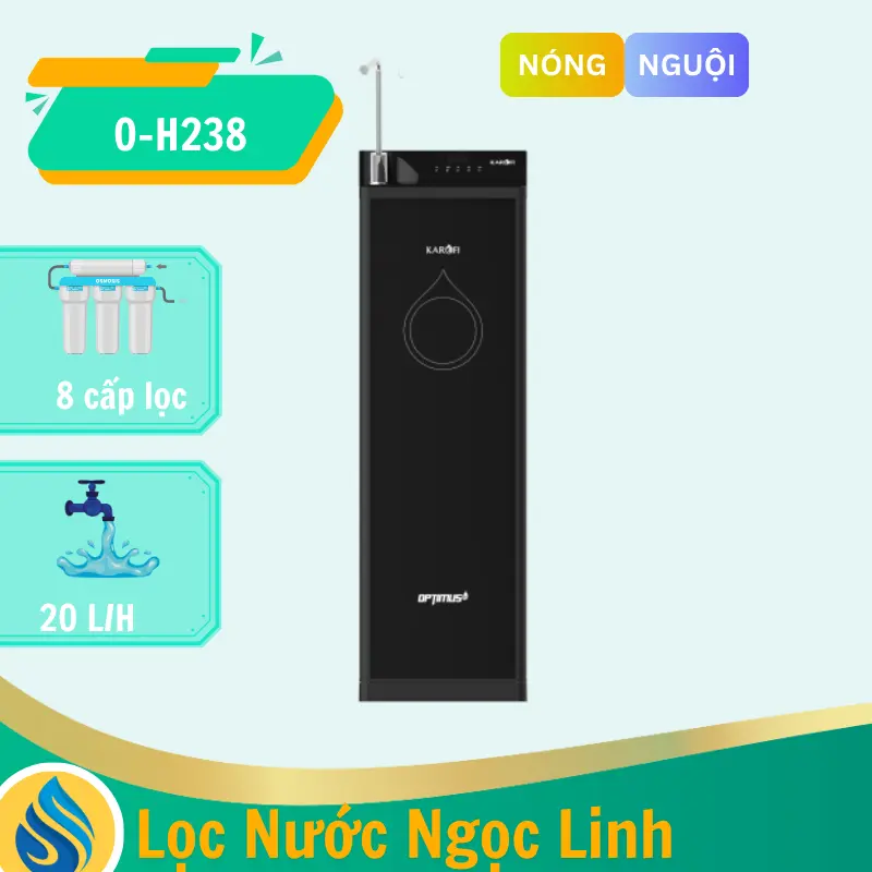 Máy lọc nước Karofi Optimus HOT+ O-H238