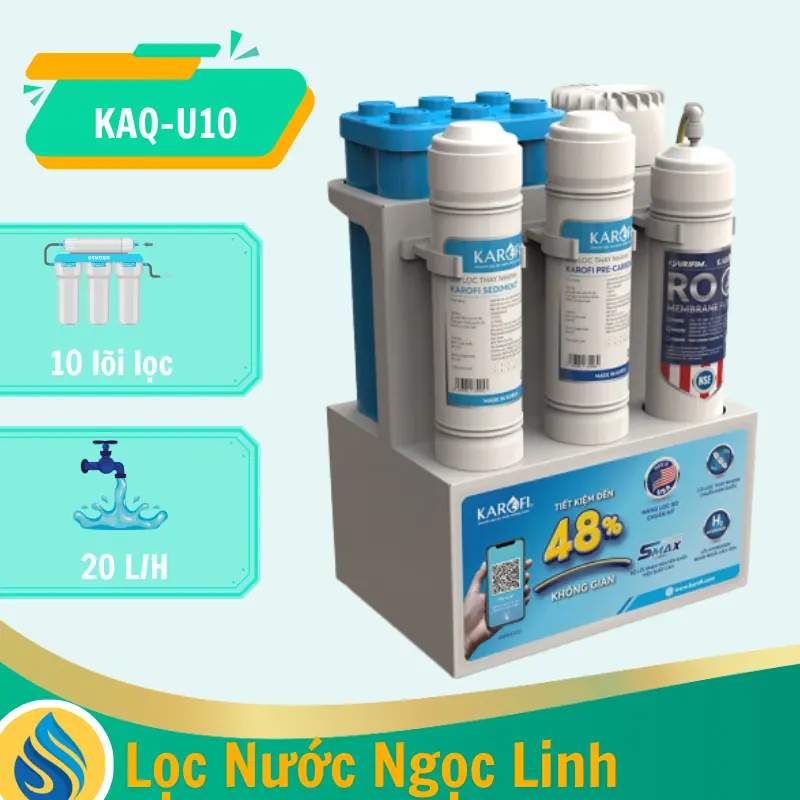 Máy lọc nước Karofi KAQ-U10