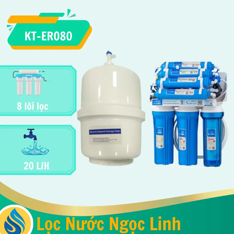 Máy lọc nước Karofi KT-ERO80 8 lõi lọc