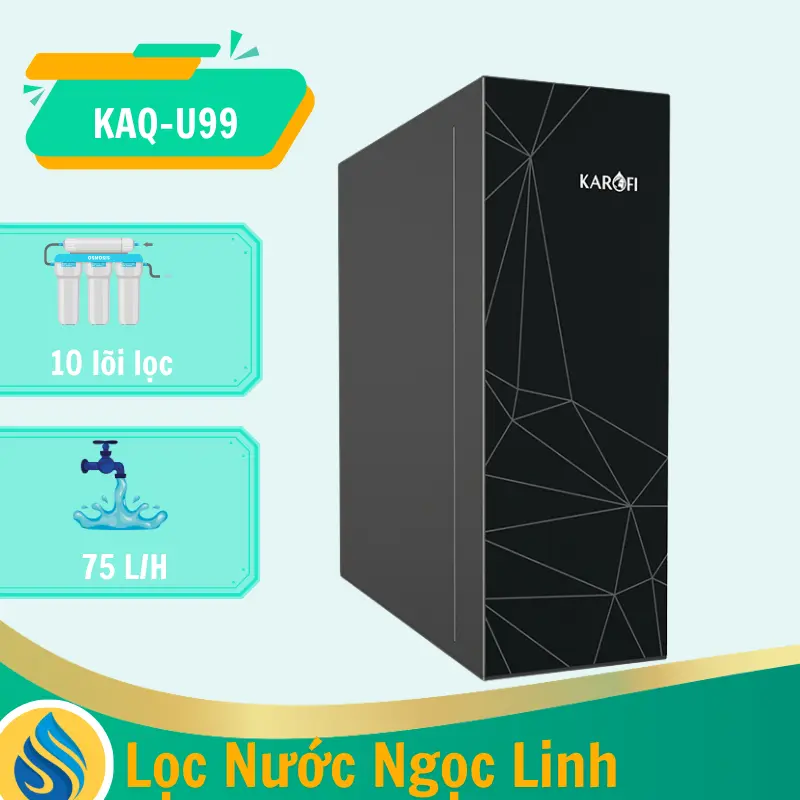 Máy lọc nước Karofi KAQ-U99 - 10 Lõi Lọc