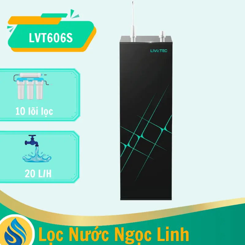 Máy lọc nước Karofi Livotec 606S - 10 Lõi