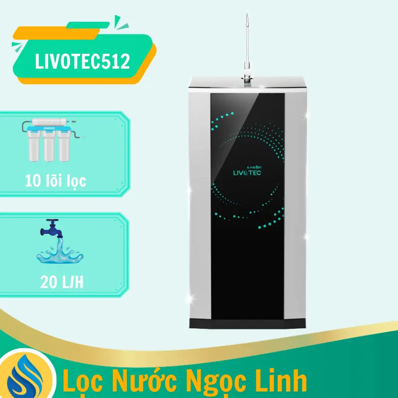 Máy lọc nước Karofi Livotec 512