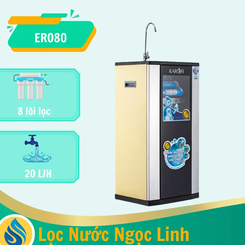Máy lọc nước Karofi ERO80 8 lõi lọc