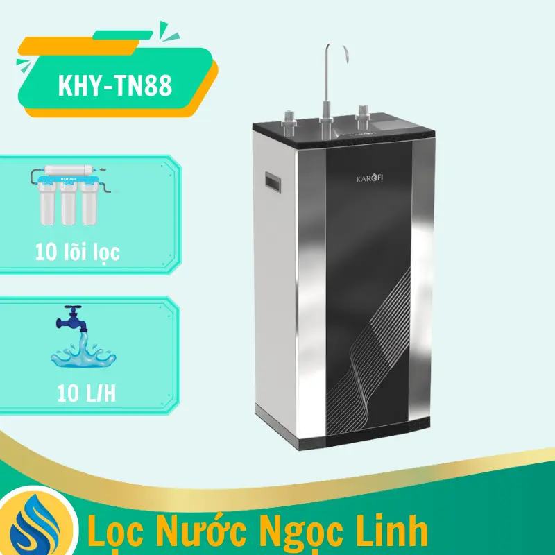 Máy lọc nước Karofi KHY-TN88 - 10 Lõi 2 Chế Độ Nước
