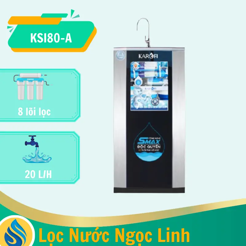 Máy lọc nước Karofi sRO KSI80-A - Mẫu mới 2022