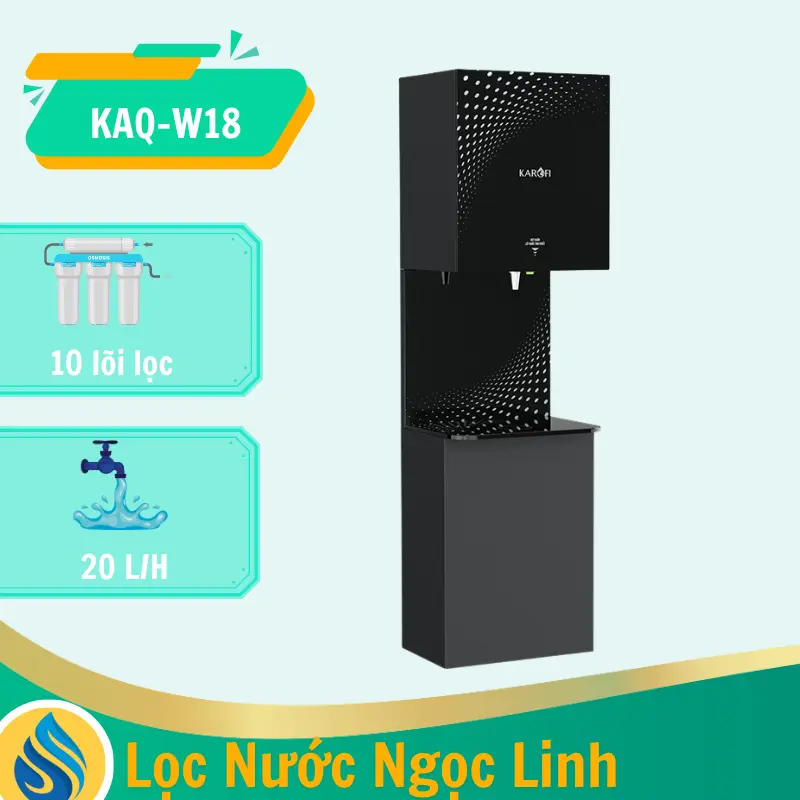 Máy lọc nước treo tường Karofi KAQ-W18 - Mới 2022