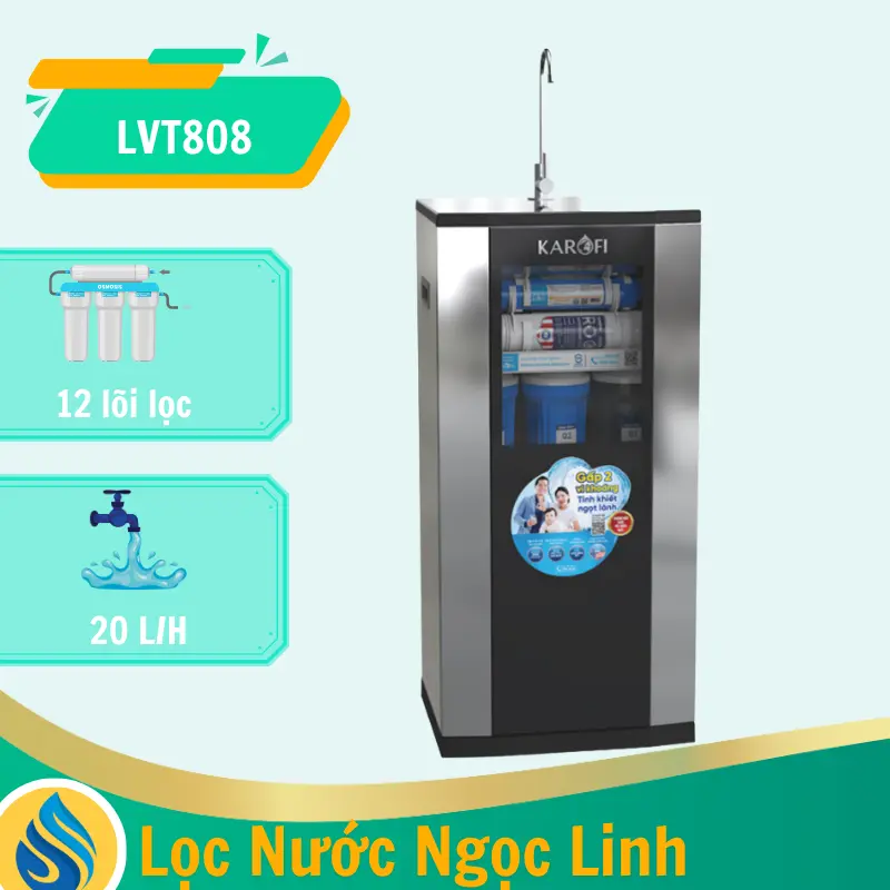 Máy lọc nước Livotec 808 - 12 Lõi lọc, Mẫu Mới 2026
