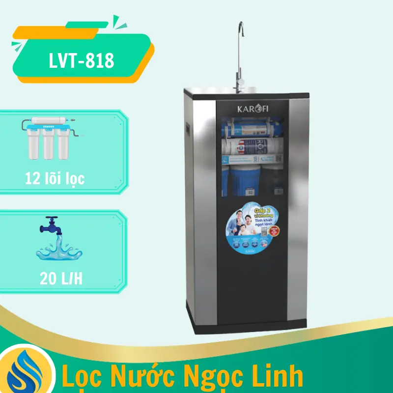 Máy lọc nước Livotec 818 - 12 Lõi Lọc, Mẫu Mới 2026