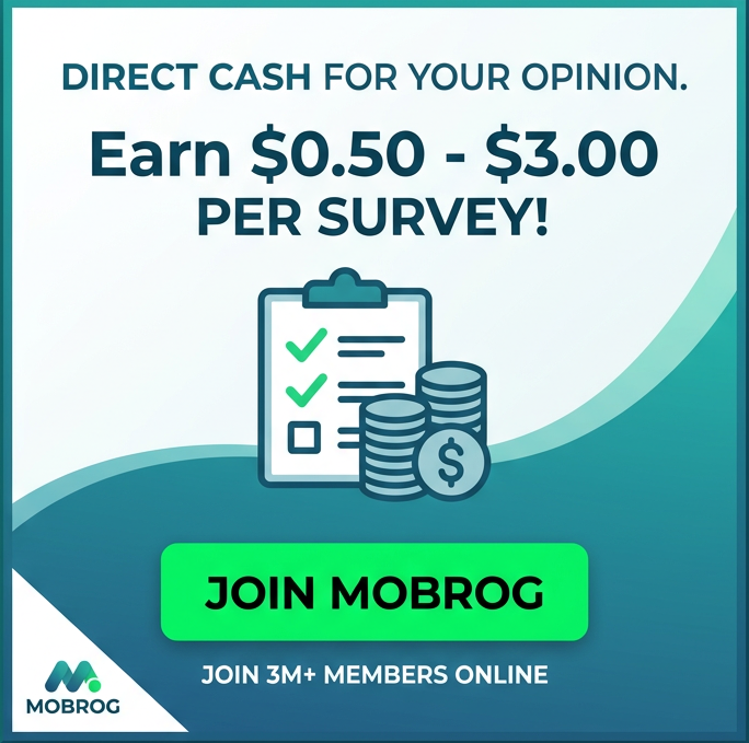 MOBROG Paid Surveys - Get paid for your opinion