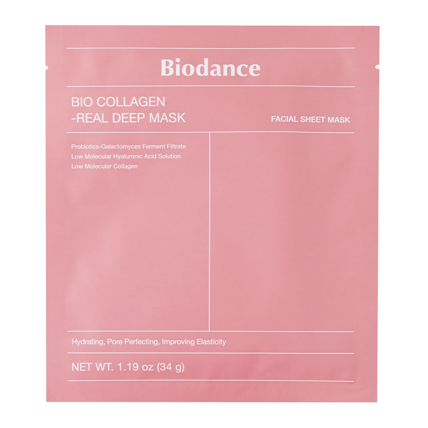 Biodance - Bio-Collagen Real Deep Mask - Intensyviai stangrinanti hidrogelio lakštinė veido kaukė