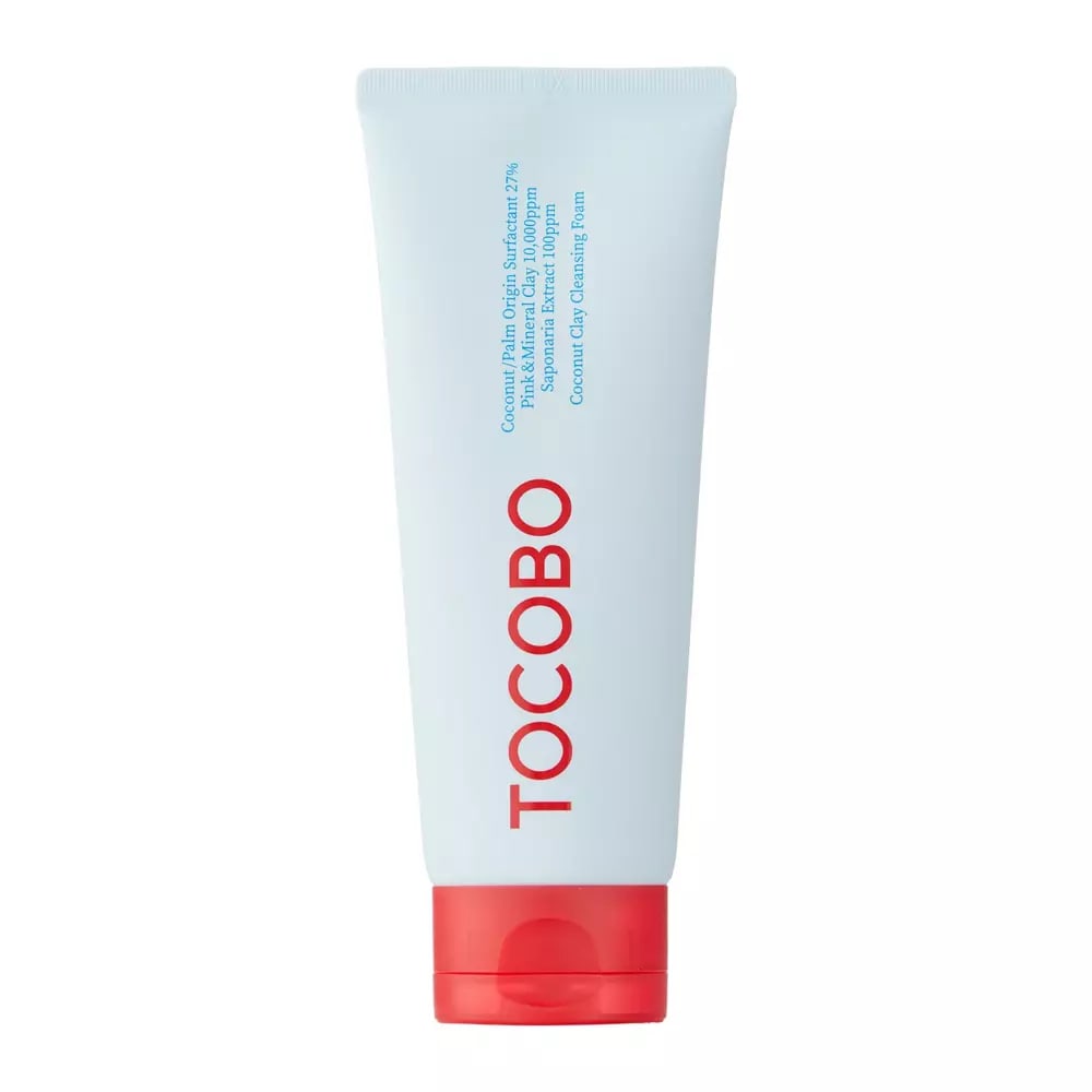 Tocobo - Coconut Clay Cleansing Foam - švelnus veido prausiklis
