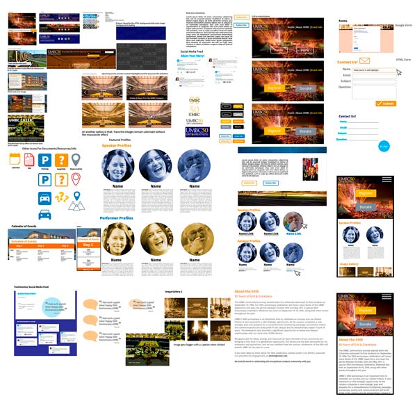 A picture of the Element Collage (for icons, image treatment, buttons, etc...)