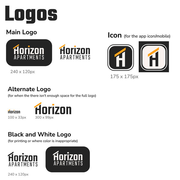 The logo and its alternate versions