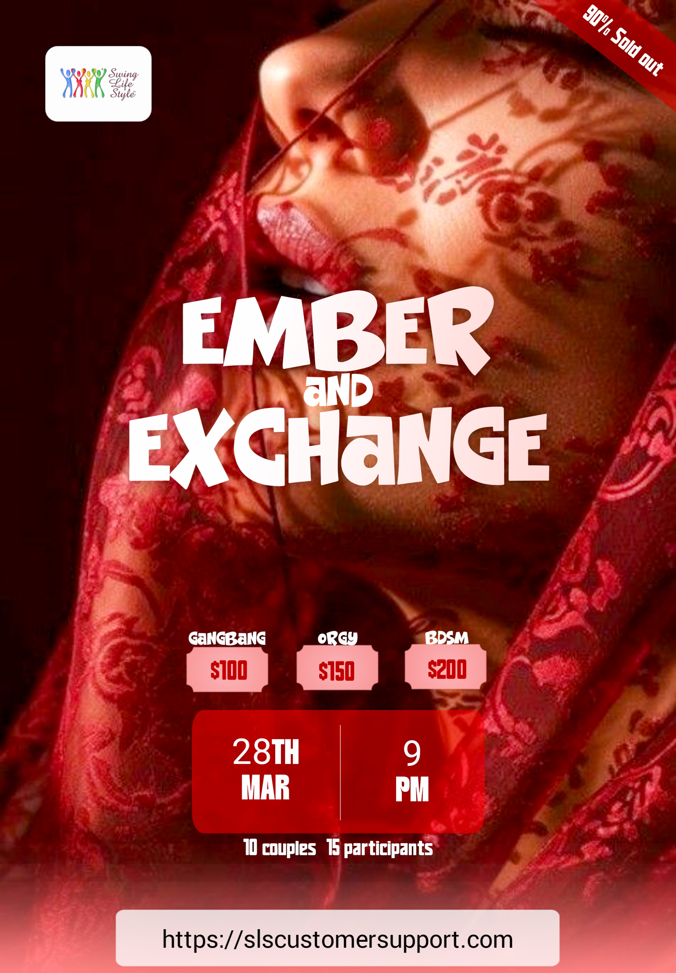 Ember and exchange cocktail and play party