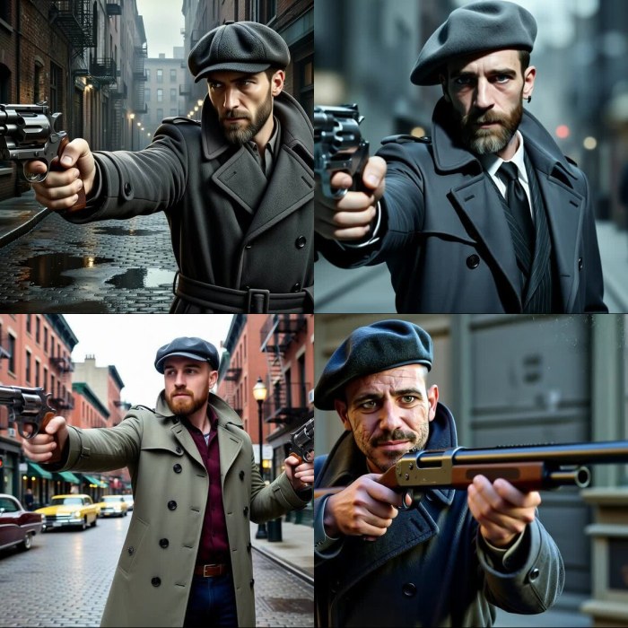 Portada de LOS CUATRO MAFIOSOS