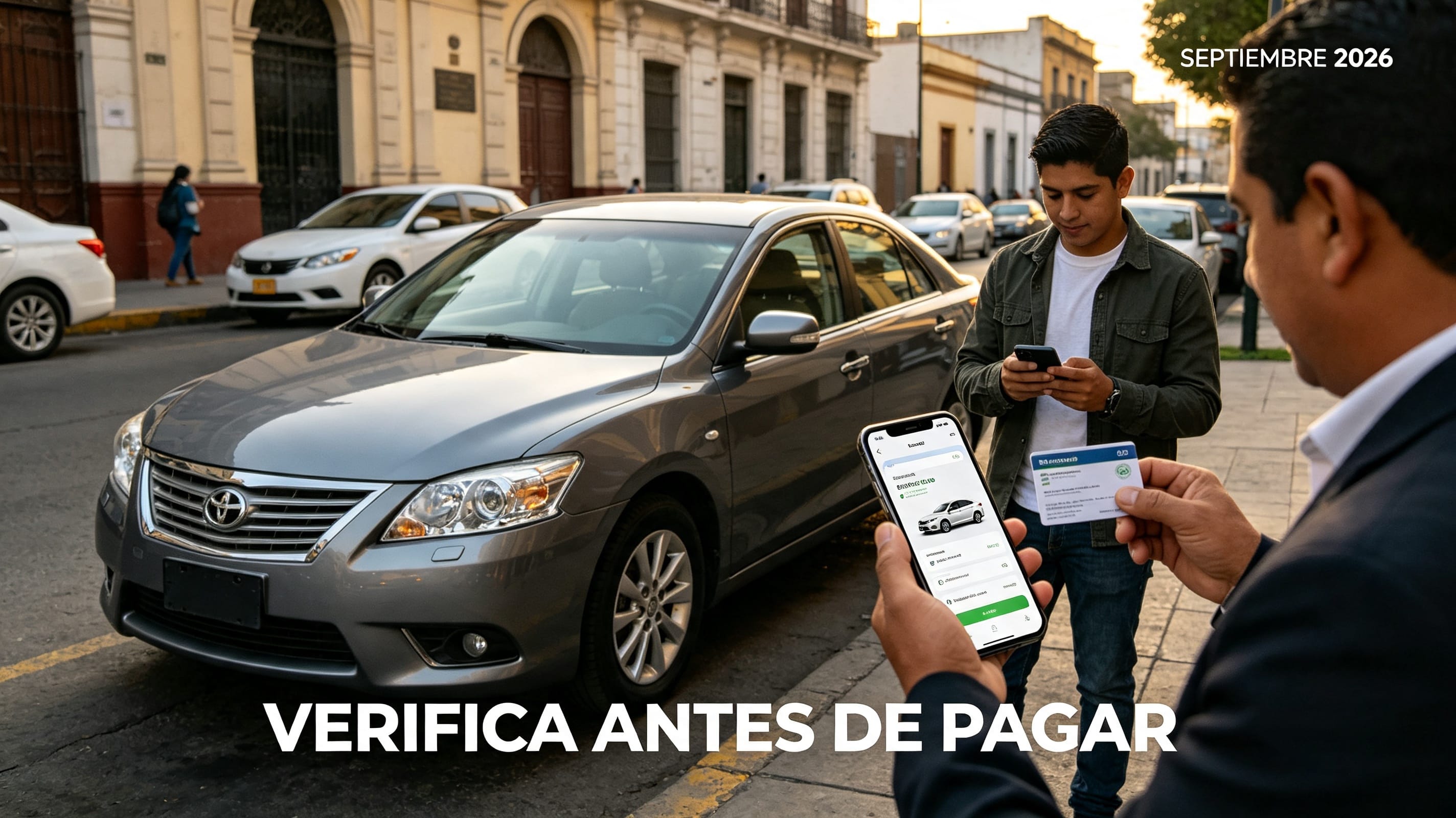 Comprar un carro usado en Perú 2026: guía completa de verificación vehicular, papeletas y documentos