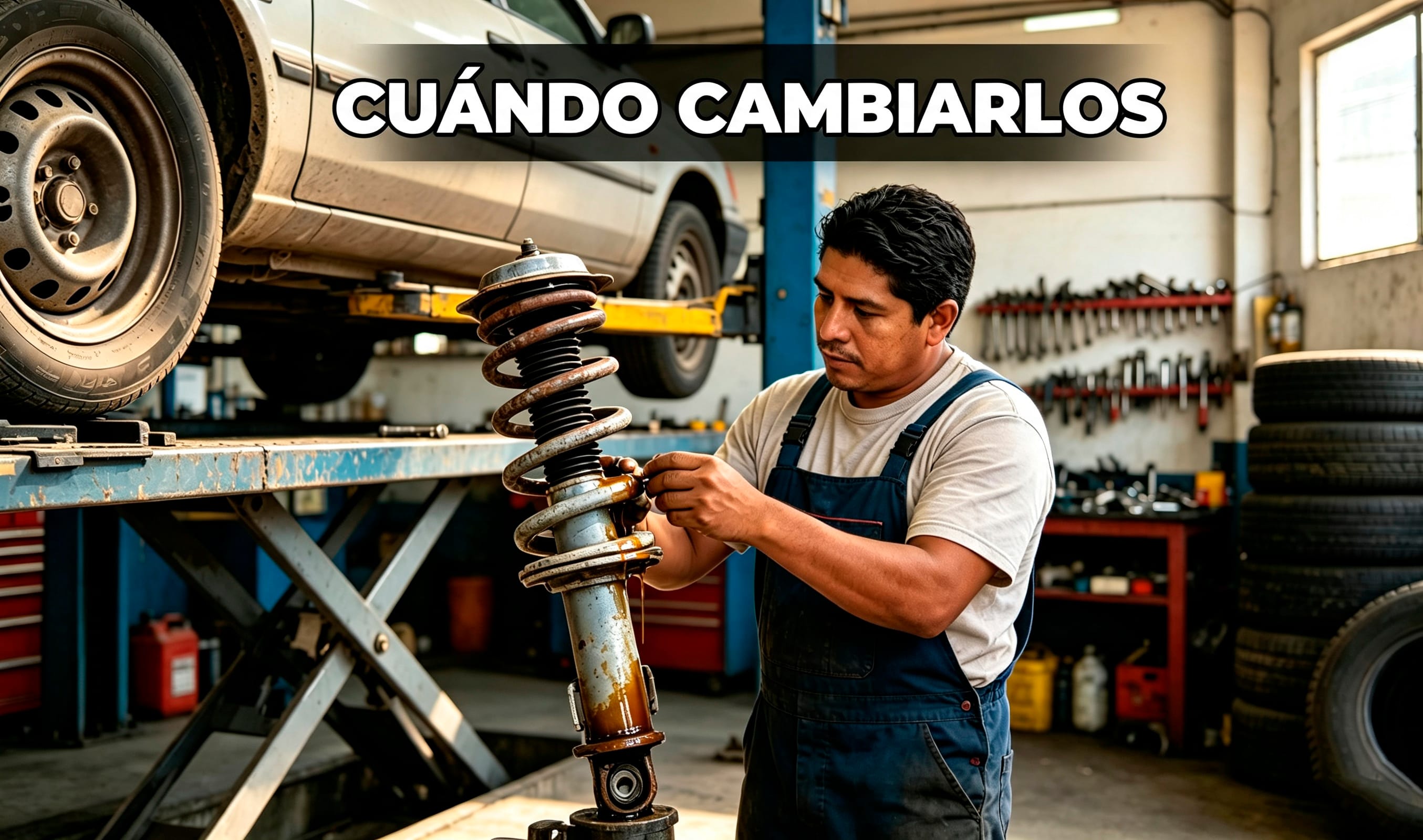 Amortiguadores y suspensión: cómo funcionan, síntomas de desgaste y cuándo cambiarlos