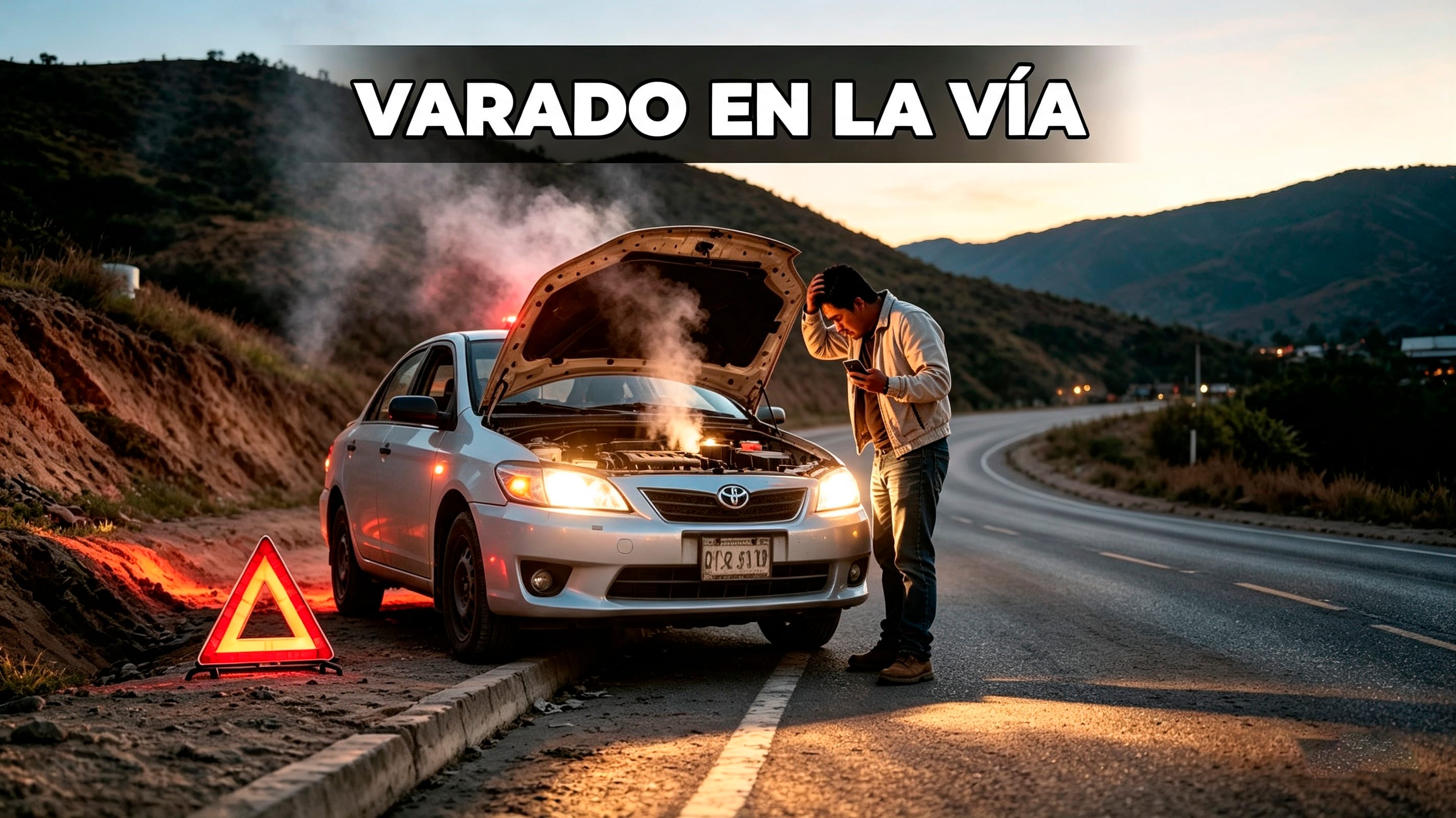 Auto averiado en carretera: qué hacer paso a paso, a quién llamar y cómo evitar accidentes