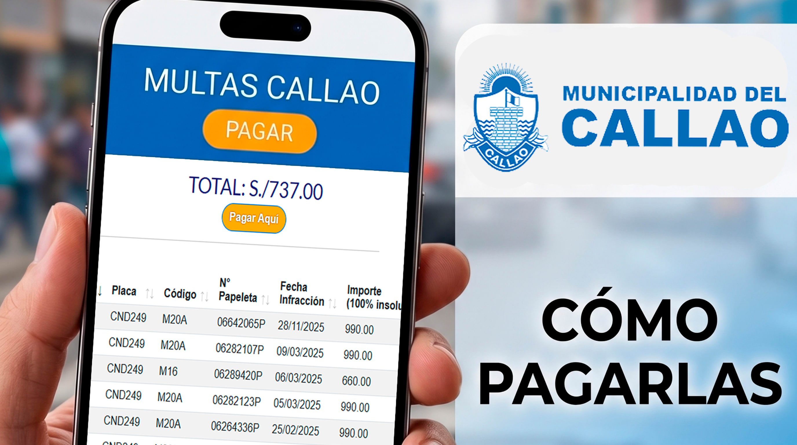 Papeletas del Callao 2026: cómo consultarlas por placa, pagarlas y acceder a descuentos