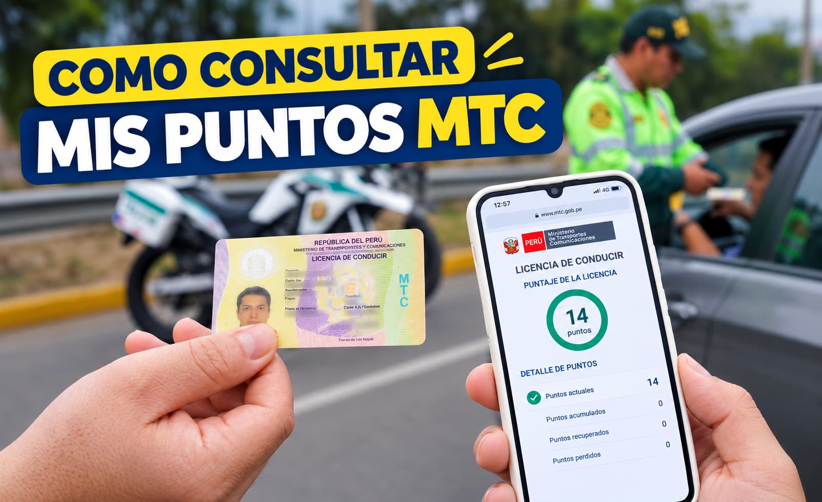 Licencia de conducir 2026: cómo ver su estado, tus puntos y qué cambia con la Ley 32616