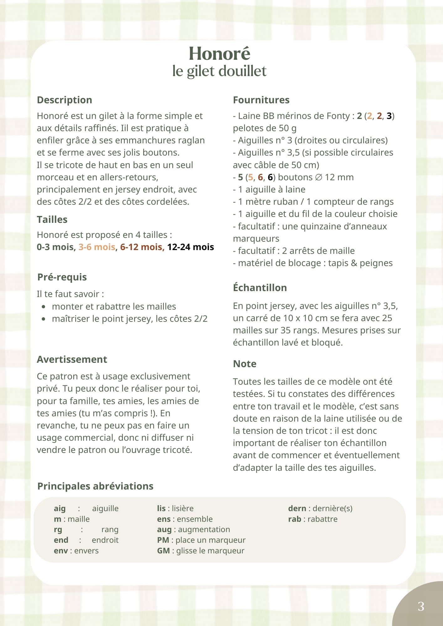 Honoré — vue 3