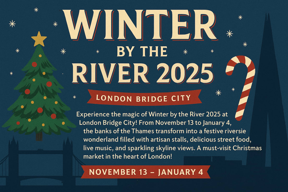 🎄 Winter by the River 2025 – London Bridge’s Riverside Christmas Market
