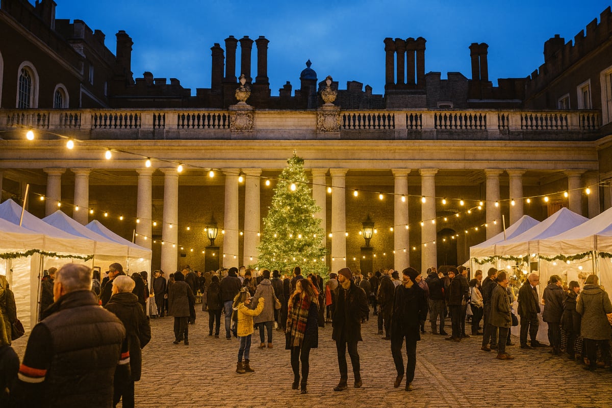 The Perfect Festive Day Out: Hampton Court Palace Festive Fayre (Dec 5–7 & Dec 12–14, 2025)