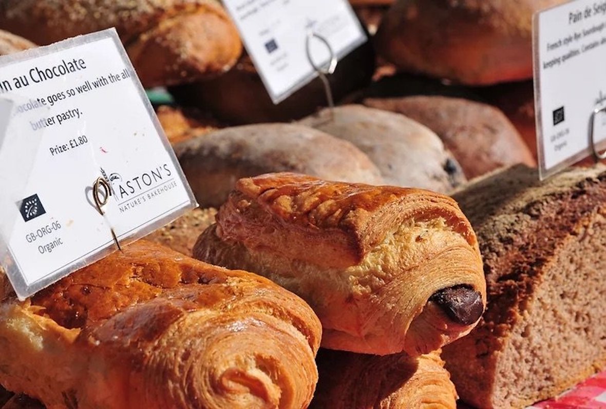 Organic bread from Astons Bakery