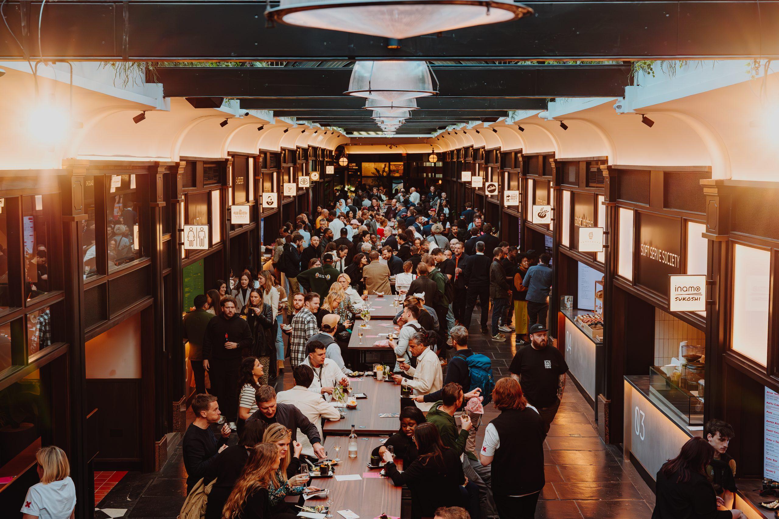 BOXHALL CITY, a food hall beside Liverpool Street station