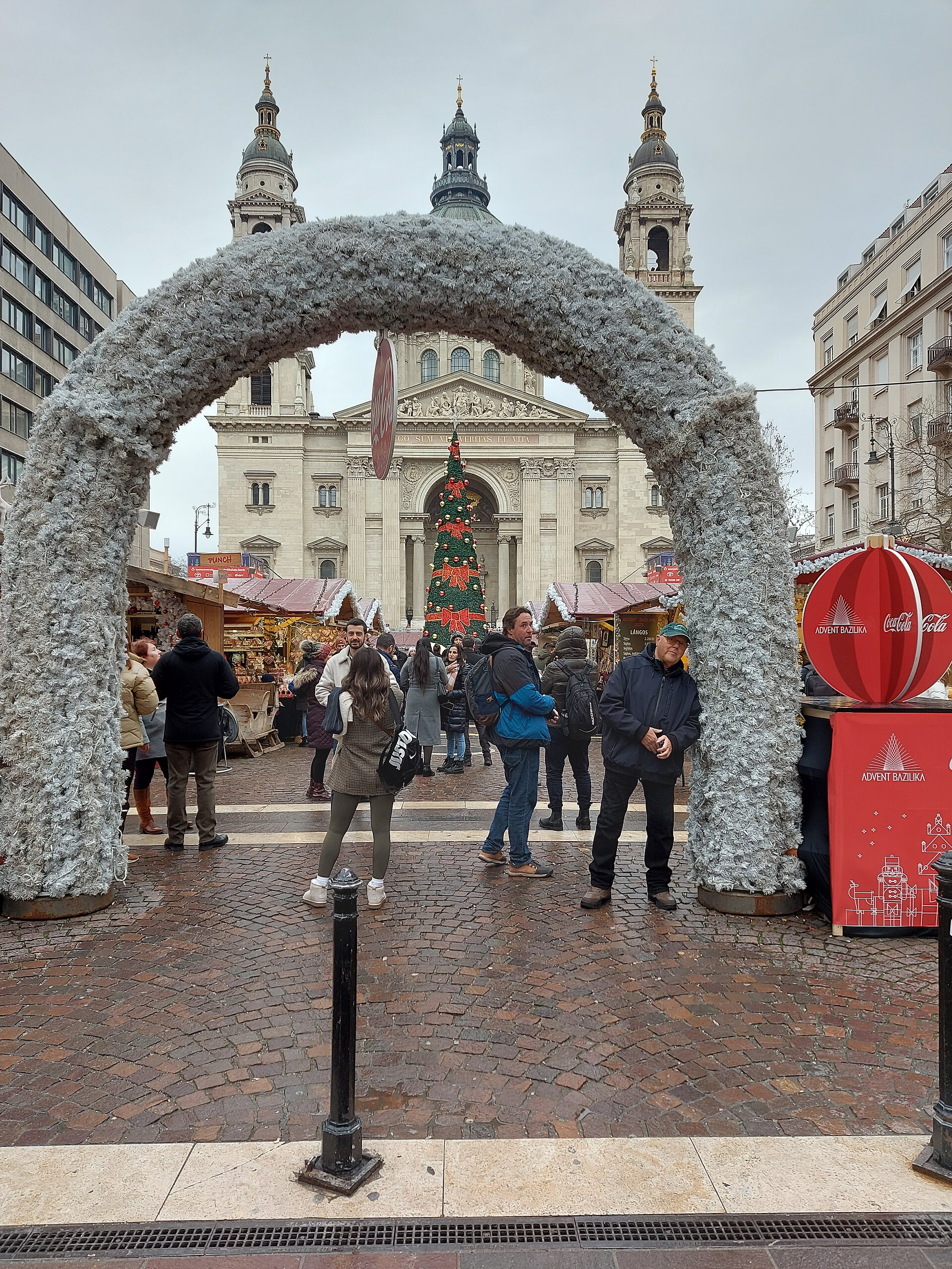budapest Christmas market, photographed in 2023