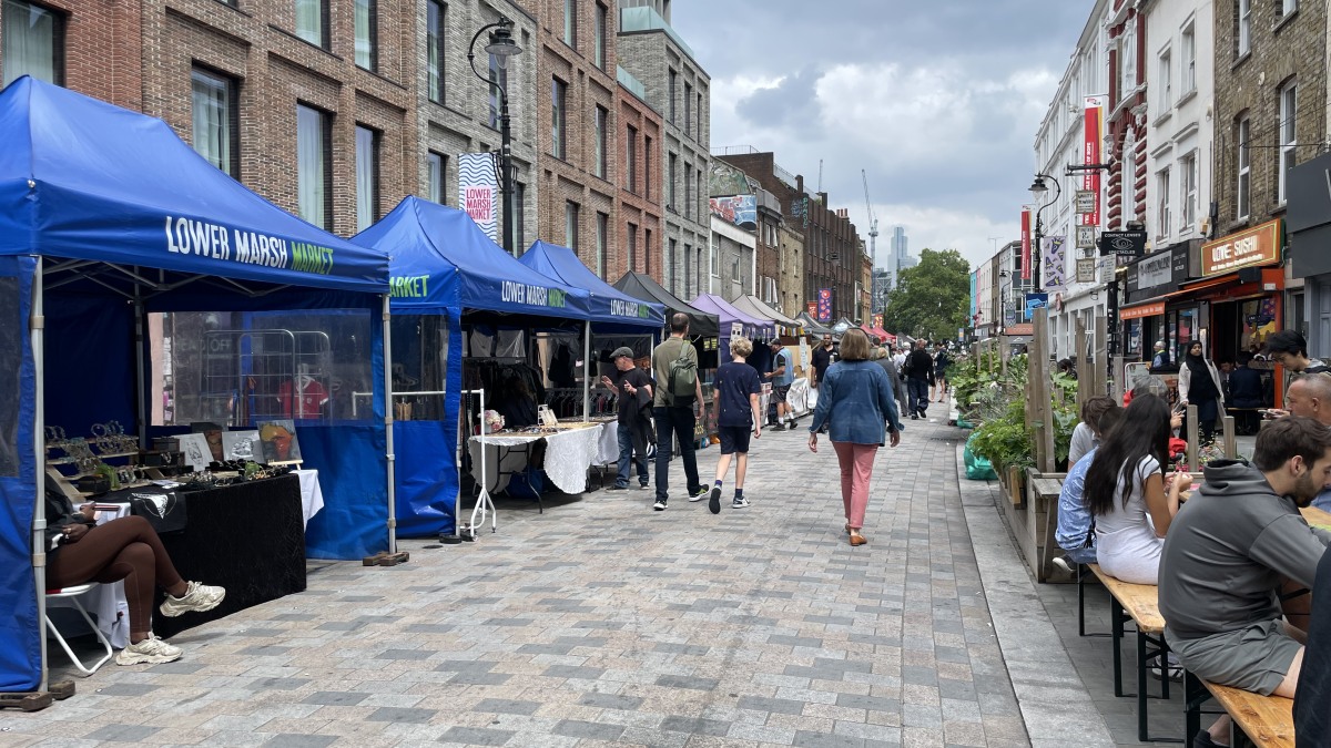Lower Marsh Market — food market in Waterloo