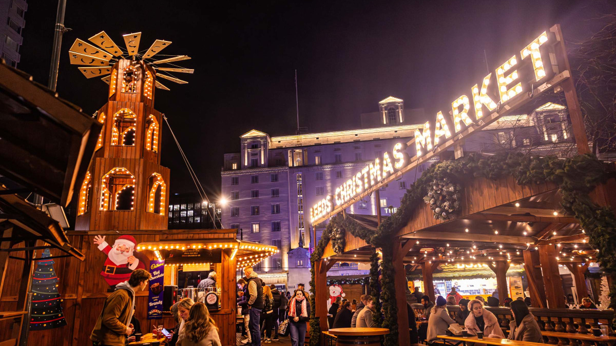Leeds Christmas Markets — food market in Leeds