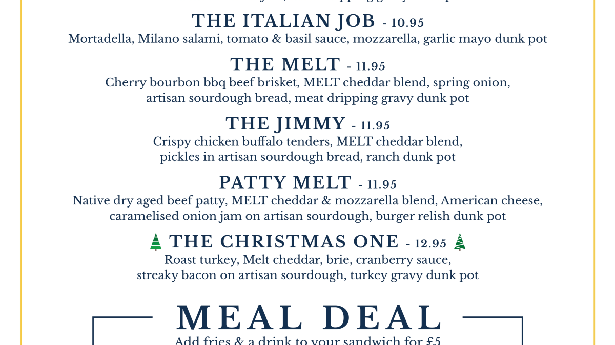 MELT - sandwiches