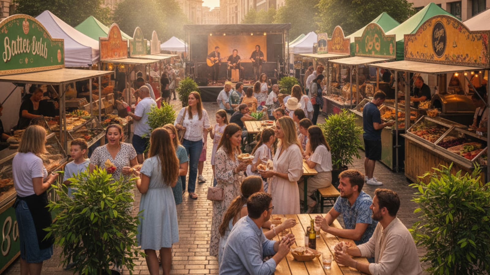 New Street Eats food festival in Birmingham city centre