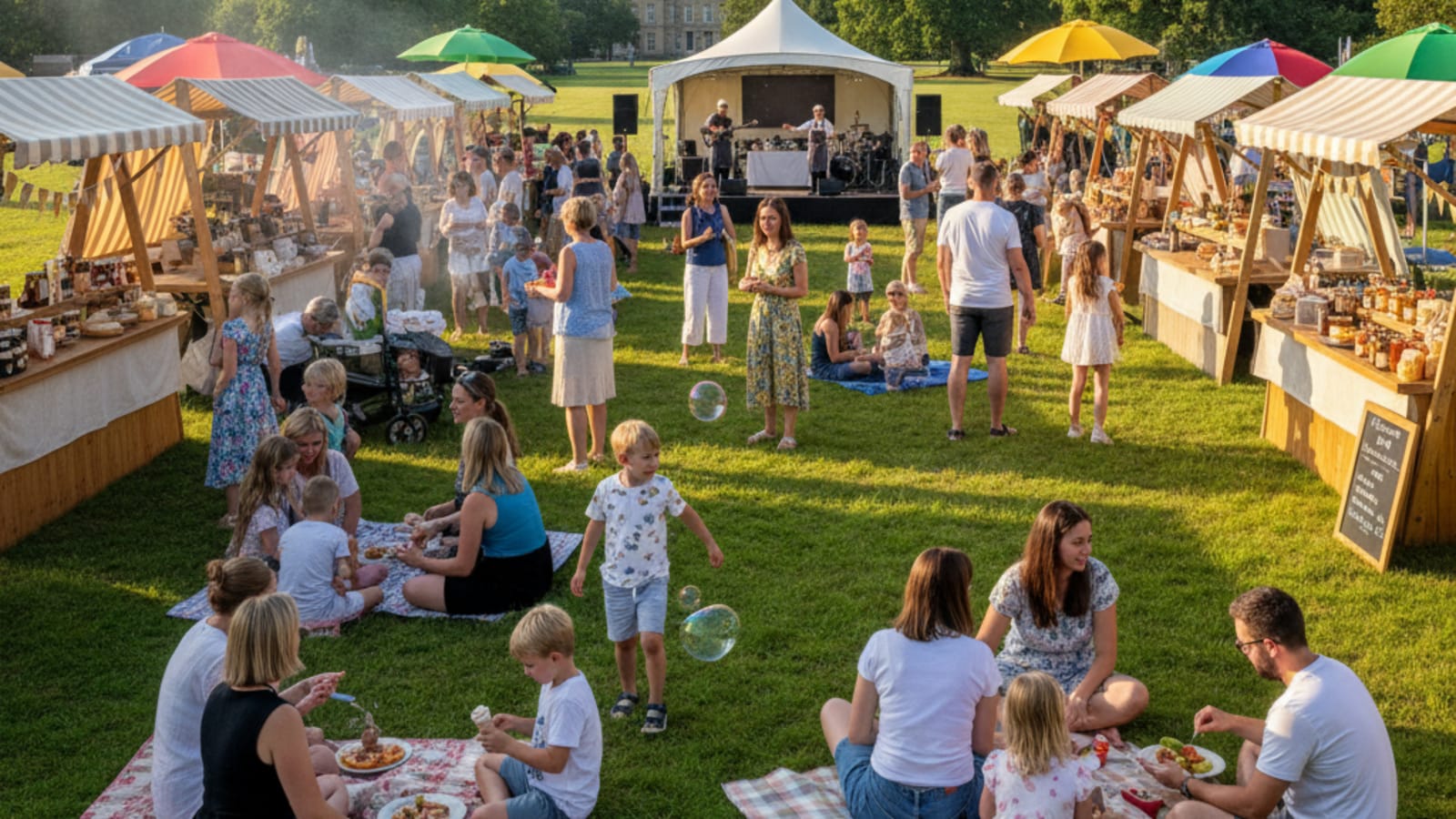 The Great British Food Festival at Lydiard Park, Swindon