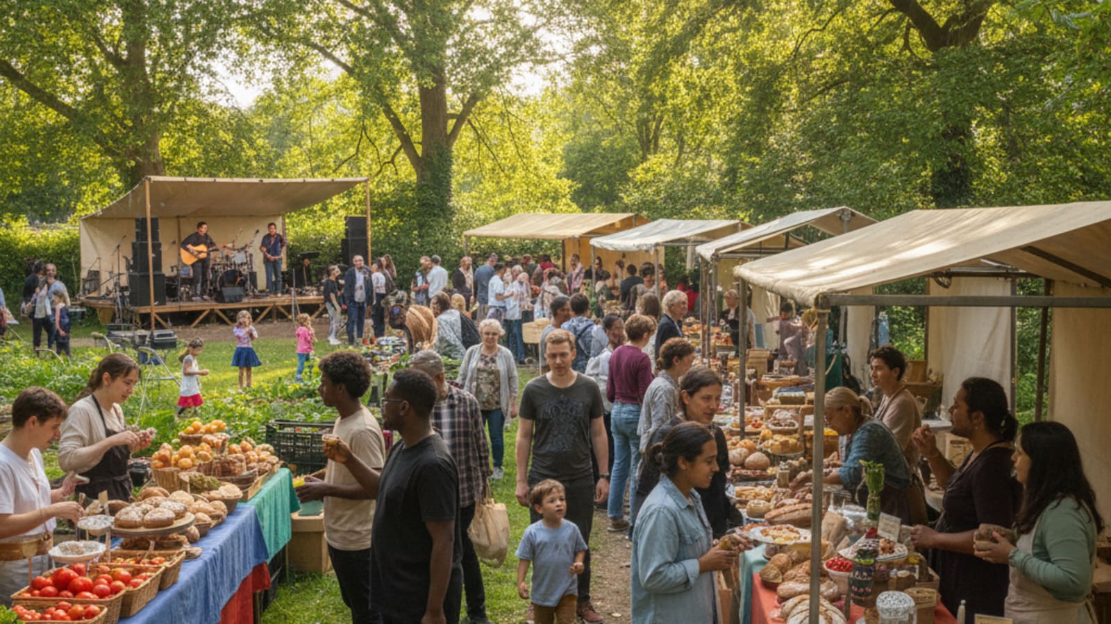 The MUD Market at Platt Fields Market Garden, Fallowfield, Manchester